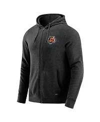 J. Palmer Men's Dark Heather Gray Cincinnati Bengals Players Lounge Tri-Blend Full-Zip Hoodie