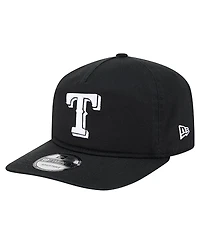 New Era Men's Black/White Texas Rangers 19TWENTY Adjustable Hat