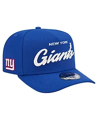 New Era Men's Royal New York Giants Local Play A-Frame 9FIFTY Snapback Hat