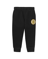 Outerstuff Toddler 2-Piece Black Boston Bruins Chants and Cheers Fleece Hoodie Pants Set