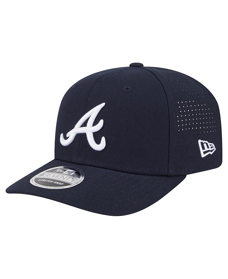 New Era Men's Navy Atlanta Braves Performance 9SEVENTY Adjustable Hat