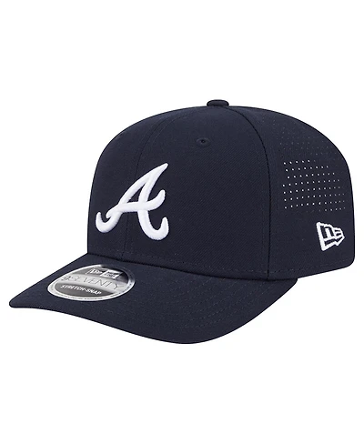 New Era Men's Navy Atlanta Braves Performance 9SEVENTY Adjustable Hat