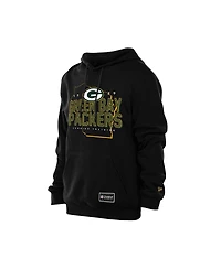 New Era Men's Black Green Bay Packers Combine Authentic Local State Hoodie