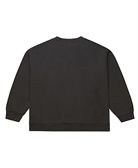 Mitchell & Ness Men's Black New England Patriots Downtown Crew Vintage Logo Sweatshirt