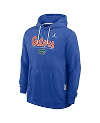 Jordan Men's Royal Florida Gators 2025 Sideline Standard Issue Dri-fit Hoodie