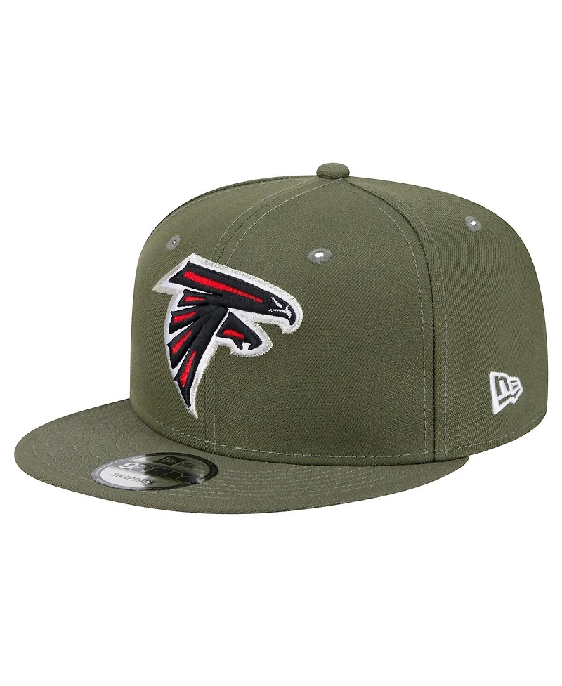 New Era Men's Olive Atlanta Falcons Main 9FIFTY Snapback Hat