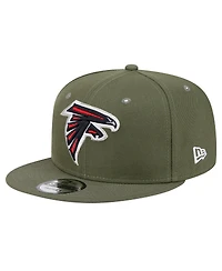 New Era Men's Olive Atlanta Falcons Main 9FIFTY Snapback Hat