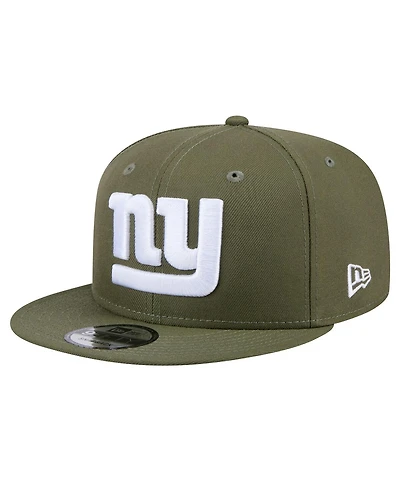 New Era Men's Olive New York Giants Main 9FIFTY Snapback Hat