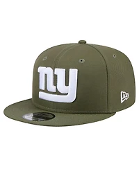 New Era Men's Olive New York Giants Main 9FIFTY Snapback Hat
