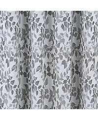 Rt Designer Collection Brent Jacquard Luxurious Decorative Grommet Curtain Panel 54" x 84" Silver