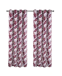 Rt Designer Collection Brazil Printed Blackout Luxurious Decorative Grommet Curtain Panel 54" x 90