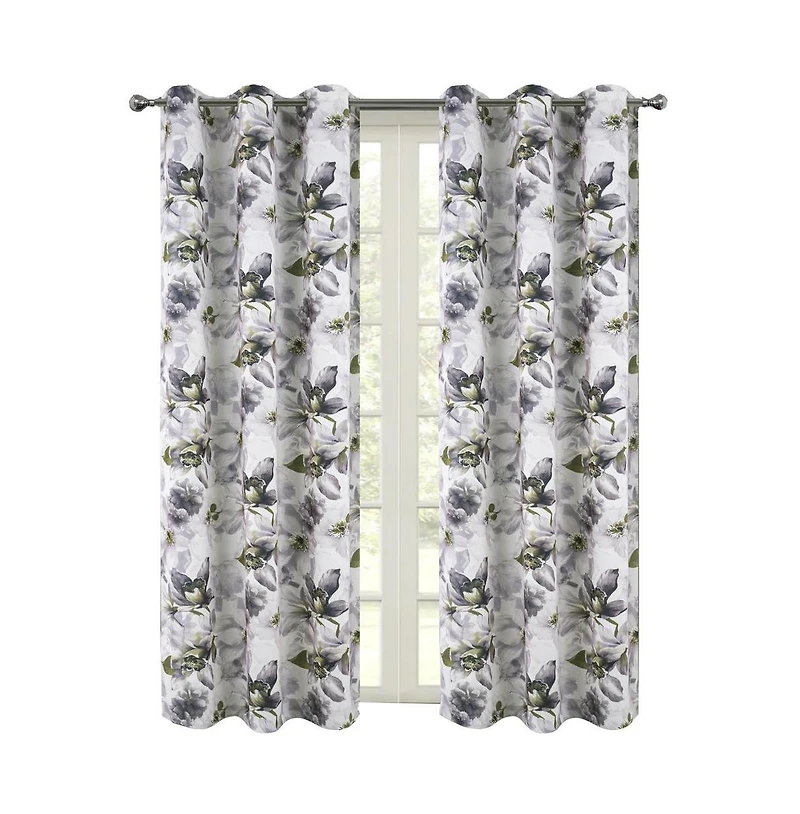 Rt Designers Collection Eden Printed Blackout Curtain Panel