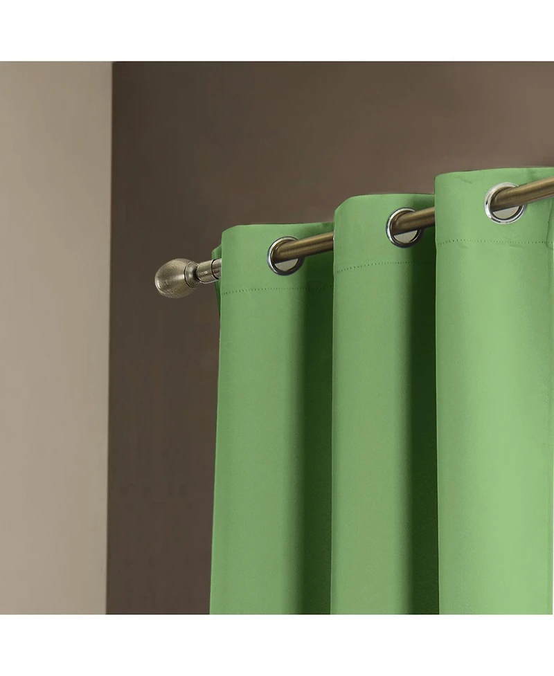 Rt Designers Collection Anchorage Blackout Grommet Curtain Panel 54" x 84" Sage