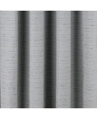 Rt Designer Collection Kensington Jacquard Foam Backed Luxurious Decorative Grommet Curtain Panel 54" x 84" Grey