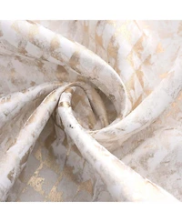 Rt Designer Collection Hailey Halo Foil Blackout Curtain Panel