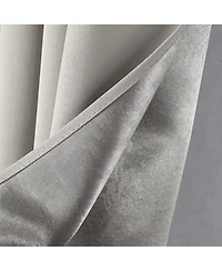 Rt Designers Collection Anchorage Blackout Grommet Curtain Panel 54" x 84" Silver