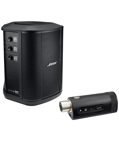 Bose S1 Pro+ Portable Wireless Pa System with Bluetooth, Xlr Wireless Mic/Line Transmitter