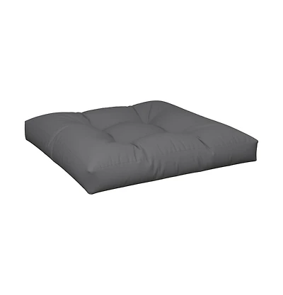 vidaXL Pallet Cushion Anthracite 27.6"x27.6"x4.7" Fabri