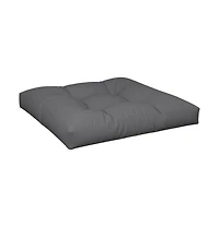 vidaXL Pallet Cushion Anthracite 27.6"x27.6"x4.7" Fabri