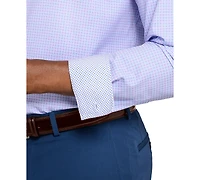 ConStruct Men's Plaid Long-Sleeve Dress Shirt