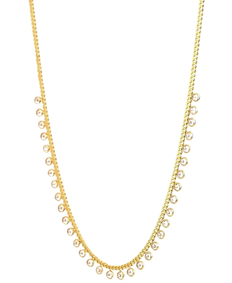 Giani Bernini Primavera Gold Over Silver Cubic Zirconia Necklace