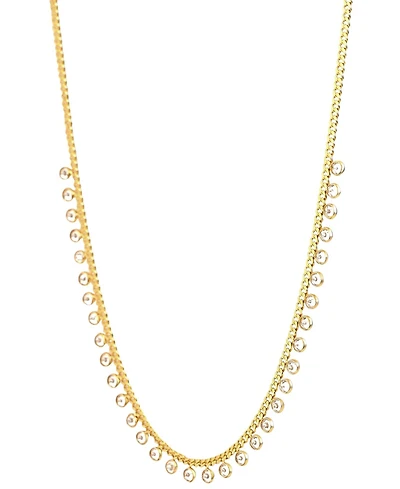 Giani Bernini Primavera Gold Over Silver Cubic Zirconia Necklace