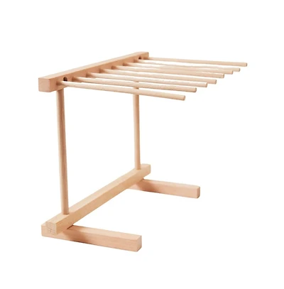 Verve Culture Beechwood collapsible pasta drying rack