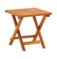 vidaXL Table Acacia Wood Solid Sunlounger