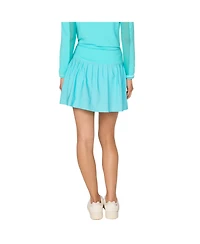 G Lifestyle Clothing Women's Woven Accordion Skort