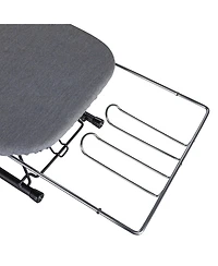 Household Essentials Tabletop Ironing Board, Black with Grey Cover