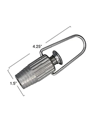 Household Essentials Clothesline Tightener, Silver