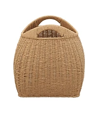 Household Essentials Paper Rope Basket with Handles, Natural