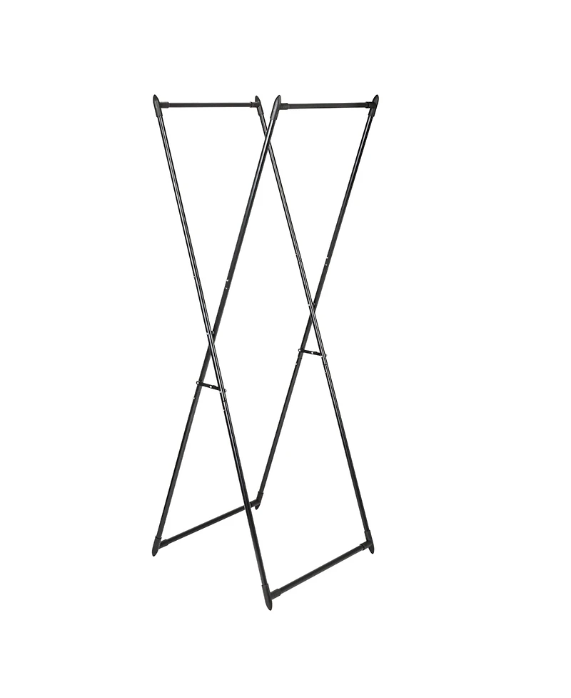 Household Essentials Valet Folding Clothes Rack, White