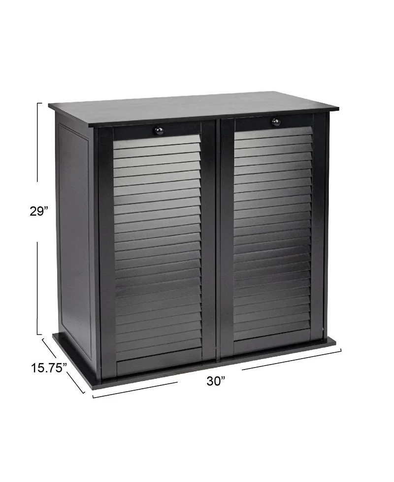 Household Essentials Tilt-out Cabinet Laundry Sorter with Shutter Front