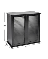 Household Essentials Tilt-out Cabinet Laundry Sorter with Shutter Front