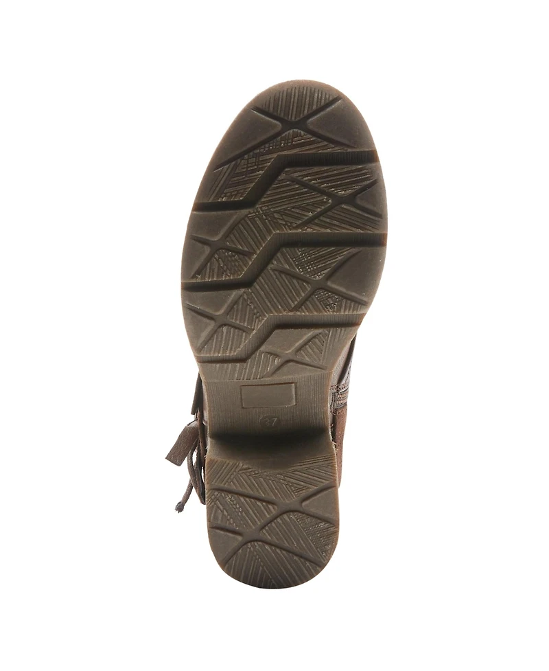 Patrizia Women's Maxie Back Lace Detail Faux Fur Lined Tall Boot