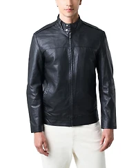 Velez Men's Bosa leather jacket semi-loose fit