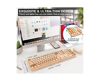 risokeys 2.4G Wireless Keyboard and Mouse Combo