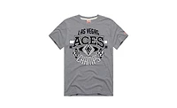 Homage Men's and Women's Gray Las Vegas Aces 2025 Wnba Finals Champions Statement Tri-Blend T-Shirt
