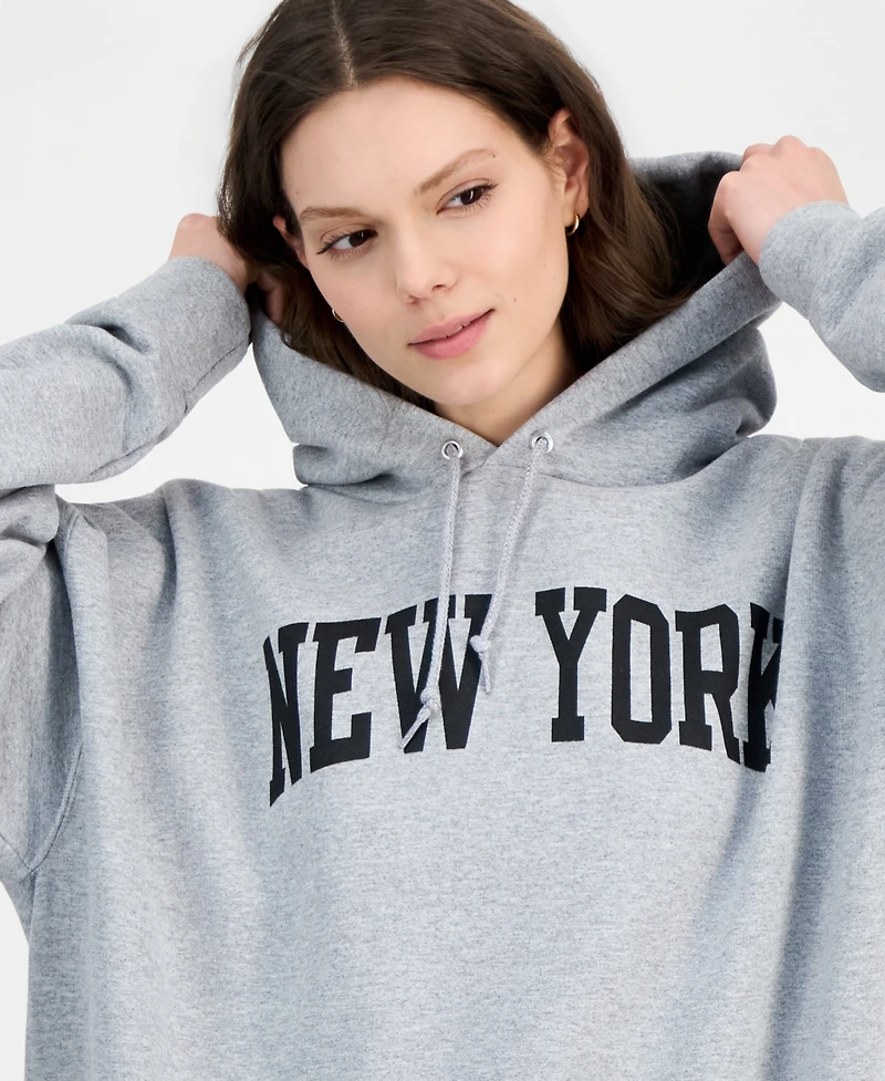 Champion Unisex Powerblend New York Graphic Pullover Hoodie, Created for Macy's