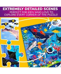 Quokka 100 Piece Puzzles for Kids Ages 6-8 – Intricately Illustrated Safari Animals Puzzle 8-10 Educational Busyland Gam