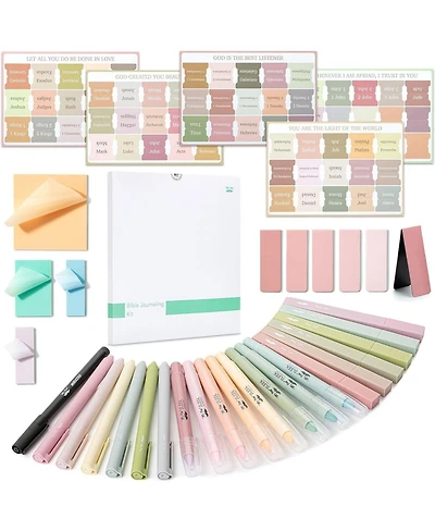 Mr. Pen Bible Journaling Kit, Bible Highlighter and Pen No Bleed,