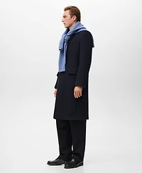 Mango Men's Wool Overcoat