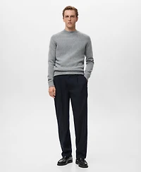 Mango Men's Wool Perkins Neck Sweater