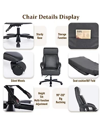 Dyhome Kitchen Chairs Mid-Century Modern Dining Chairs Set of 4, Kitchen Dining Room Chairs