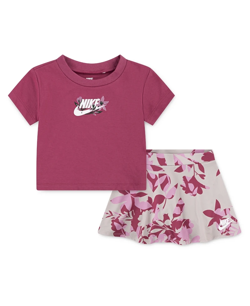 Nike Baby Girls' Club T-Shirt and Scooter, 2-Piece Set