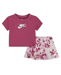 Nike Baby Girls' Club T-Shirt and Scooter, 2-Piece Set
