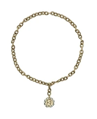 Patricia Nash Gold Plated Coin Pendant Necklace