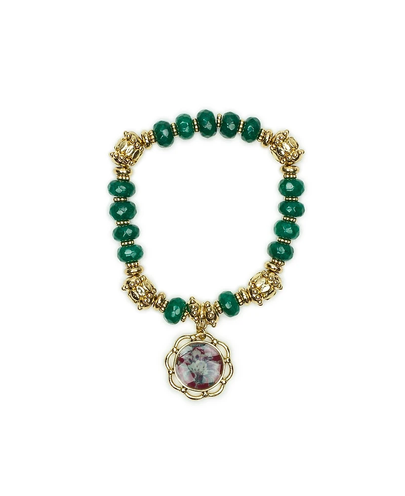 Patricia Nash European Floral Tapestry Stretch Bracelet