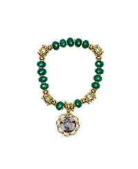 Patricia Nash European Floral Tapestry Stretch Bracelet